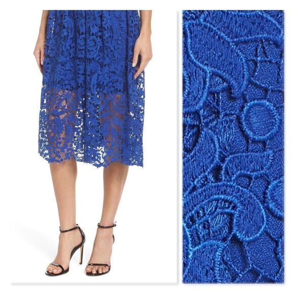 Adelyn Rae Crochet Lace V-Neck Dress - Picture 3 of 14